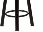 ΣΚΑΜΠΟ ΜΠΑΡ ONYX PAKOWORLD ΞΥΛΟ ΔΡΥΣ-ΜΕΤΑΛΛΟ ΜΑΥΡΟ GLOSS Φ33X77ΕΚ