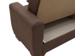 KΑΝΑΠΕΣ ΚΡΕΒΑΤΙ BEVERLY PAKOWORLD 2ΘΕΣΙΟΣ ΥΦΑΣΜΑ ΚΑΦΕ 153X80X78ΕΚ