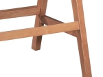 ΣΚΑΜΠΟ BAR WINSLOW PAKOWORLD ΞΥΛΟ RUBBERWOOD ΑΝΟΙΚΤΟ ΚΑΡΥΔΙ-PVC RATTAN ΦΥΣΙΚΟ-ΥΦΑΣΜΑ ΓΚΡΙ