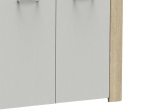 ΜΠΟΥΦΕΣ HAVEN PAKOWORLD SONOMA-ΛΕΥΚΟ 180X40X80ΕΚ