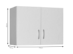 ΠΑΤΑΡΙ ΝΤΟΥΛΑΠΑΣ ZELIA PAKOWORLD ΔΙΦΥΛΛΟ WENGE EO 79X42X60ΕΚ