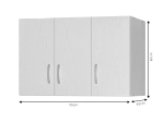 ΠΑΤΑΡΙ ΝΤΟΥΛΑΠΑΣ ZELIA PAKOWORLD ΤΡΙΦΥΛΛΟ OAK 90X42X60ΕΚ