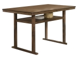 ΤΡΑΠΕΖΙ ΜΠΑΡ TENOR PAKOWORLD ΦΥΣΙΚΟ ΞΥΛΟ RUBBERWOOD-ΜDF ΚΑΡΥΔΙ 150X90X91.5ΕΚ