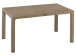 ΤΡΑΠΕΖΑΡΙΑ EXPLORE-FRONTLINE PAKOWORLD ΣΕΤ 7ΤΕΜ PP CAPPUCCINO 150X90X73,5ΕΚ.