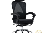 ΚΑΡΕΚΛΑ ΓΡΑΦΕΙΟΥ ΔΙΕΥΘΥΝΤΗ ΜΕ ΥΠΟΠΟΔΙΟ TITAN PAKOWORLD PREMIUM QUALITY ΥΦΑΣΜΑ-MESH ΧΡΩΜΑ ΜΑΥΡΟ