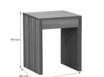 ΒΟΗΘΗΤΙΚΟ ΤΡΑΠΕΖΙ FOCUSED PAKOWORLD MDF ΦΥΣΙΚΟ 40X40X50ΕΚ