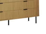 ΣΥΡΤΑΡΙΕΡΑ SCANDI PAKOWORLD ΜΕ 6 ΣΥΡΤΑΡΙΑ ΦΥΣΙΚΟ 153X46X81ΕΚ