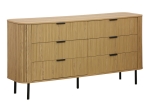 ΣΥΡΤΑΡΙΕΡΑ SCANDI PAKOWORLD ΜΕ 6 ΣΥΡΤΑΡΙΑ ΦΥΣΙΚΟ 153X46X81ΕΚ