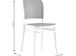ΚΑΡΕΚΛΑ JUNIPER PAKOWORLD ΜΕ UV PROTECTION PP ΜΑΥΡΟ-ΜΠΕΖ 51X40.5X86.5ΕΚ.