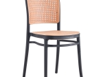 ΚΑΡΕΚΛΑ JUNIPER PAKOWORLD ΜΕ UV PROTECTION PP ΜΑΥΡΟ-ΜΠΕΖ 51X40.5X86.5ΕΚ.