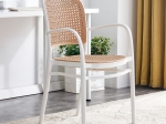ΠΟΛΥΘΡΟΝΑ JUNIPER PAKOWORLD ΜΕ UV PROTECTION PP ΜΠΕΖ- ΛΕΥΚΟ 56X52.5X86.5ΕΚ.