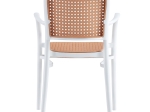 ΠΟΛΥΘΡΟΝΑ JUNIPER PAKOWORLD ΜΕ UV PROTECTION PP ΜΠΕΖ- ΛΕΥΚΟ 56X52.5X86.5ΕΚ.