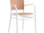 ΠΟΛΥΘΡΟΝΑ JUNIPER PAKOWORLD ΜΕ UV PROTECTION PP ΜΠΕΖ- ΛΕΥΚΟ 56X52.5X86.5ΕΚ.