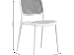 ΚΑΡΕΚΛΑ POETICA PAKOWORLD ΜΕ UV PROTECTION PP ΜΠΕΖ-ΛΕΥΚΟ 42X52X81ΕΚ.