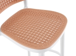ΣΚΑΜΠΟ ΜΠΑΡ JUNIPER PAKOWORLD ΜΕ UV PROTECTION PP ΜΠΕΖ-ΛΕΥΚΟ 51X52X102.5ΕΚ.