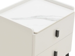 ΚΟΜΟΔΙΝΟ ALESSIO PAKOWORLD MDF ΛΕΥΚΟ-ΜΑΥΡΟ ΜΕΤΑΛΛΟ 46X37X47ΕΚ