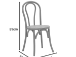 ΚΑΡΕΚΛΑ AZHEL PAKOWORLD WHITE WASH ΞΥΛΟ ΟΞΙΑΣ-ΕΔΡΑ ΦΥΣΙΚΟ RATTAN 41X50X89ΕΚ