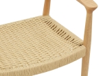 ΠΟΛΥΘΡΟΝΑ JUVAN PAKOWORLD ΦΥΣΙΚΟ RUBBERWOOD 64X53X77ΕΚ