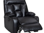 ΠΟΛΥΘΡΟΝΑ RELAX ΜΕ ΠΟΤΗΡΟΘΗΚΗ TERPSI PAKOWORLD ΜΑΥΡΟ PU 80X94X100ΕΚ