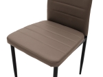 ΚΑΡΕΚΛΑ PARKER PAKOWORLD PU CAPPUCCINO-ΜΑΥΡΟ ΠΟΔΙ 42X48X98ΕΚ