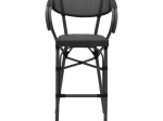 ΣΚΑΜΠΟ ΜΠΑΡ EFOLIAN PAKOWORLD ΜΑΥΡΟ ΑΛΟΥΜΙΝΙΟ-ΜΑΥΡΟ TEXTILENE 58X58X113ΕΚ