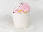 Borea Πετσέτες Σετ 2ΤΜΧ Bunny Ροζ 70 x 120 / 30 x 50 cm Ροζ