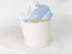 Borea Πετσέτες Σετ 2ΤΜΧ Bunny Σιέλ 70 x 120 / 30 x 50 cm Σιέλ