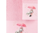 Borea Πετσέτες Σετ 2ΤΜΧ Umbrella 70 x 120 / 30 x 50 cm Ροζ