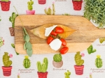 Borea Τραβέρσα Cacti 50 x 140 cm Μπεζ-Κεραμιδί