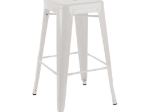 RELIX ΣΚΑΜΠΟ BAR-PRO H.67CM, ΣΤΟΙΒΑΖΟΜΕΝΟ, ΜΕΤΑΛΛΟ ΒΑΦΗ ΑΣΠΡΟ