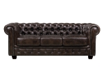 CHESTERFIELD BIRMINGHAM ΚΑΝΑΠΕΣ 3ΘΕΣΙΟΣ ΣΑΛΟΝΙΟΥ ΚΑΘΙΣΤΙΚΟΥ,ΔΕΡΜΑ ΑΠΟΧΡΩΣΗ ΚΑΦΕ