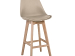 MARTIN ΣΚΑΜΠΟ BAR ΟΞΙΑ ΦΥΣΙΚΟ, PP-PU SAND BEIGE, ΜΟΝΤΑΡΙΣΜΕΝΗ ΤΑΠΕΤΣΑΡΙΑ