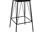 PANTON ΣΚΑΜΠΟ BAR, ΜΕΤΑΛΛΟ ΒΑΦΗ ΜΑΥΡΟ, PU ΑΠΟΧΡΩΣΗ VINTAGE BLACK