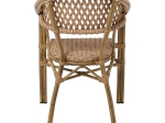 VEGERA RATTAN ΠΟΛΥΘΡΟΝΑ DINING ΑΛΟΥΜΙΝΙΟ ΦΥΣΙΚΟ, WICKER ΦΥΣΙΚΟ, ΣΤΟΙΒΑΖΟΜΕΝΗ