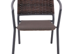 SILVA ΠΟΛΥΘΡΟΝΑ ΑΛΟΥΜΙΝΙΟ ΑΝΘΡΑΚΙ, WICKER ROCKY BROWN