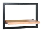 LIZARD FRAME ΡΑΦΙ ΜΕΤΑΛΛΟ ΒΑΦΗ ΜΑΥΡΟ, ΞΥΛΟ ΑΚΑΚΙΑ ΦΥΣΙΚΟ