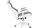 BF8300 ΠΟΛΥΘΡΟΝΑ ΓΡΑΦΕΙΟΥ ΔΙΕΥΘΥΝΤΗ, MICROFIBER ΓΚΡΙ PU ΑΣΠΡΟ