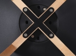 MARTIN ΚΑΡΕΚΛΑ ΤΡΑΠΕΖΑΡΙΑΣ ΚΟΥΖΙΝΑΣ, METAL CROSS ΞΥΛΟ, ΡΡ ΜΑΥΡΟ, ΑΜΟΝΤΑΡΙΣΤΗ ΤΑΠΕΤΣΑΡΙΑ