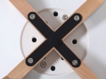 MARTIN ΚΑΡΕΚΛΑ ΤΡΑΠΕΖΑΡΙΑΣ ΚΟΥΖΙΝΑΣ, METAL CROSS ΞΥΛΟ, PP ΑΣΠΡΟ, ΑΜΟΝΤΑΡΙΣΤΗ ΤΑΠΕΤΣΑΡΙΑ