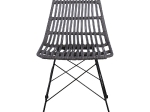SALSA ΚΑΡΕΚΛΑ ΚΗΠΟΥ ΒΕΡΑΝΤΑΣ ΜΕΤΑΛΛΟ ΒΑΦΗ ΜΑΥΡΟ, WICKER ΓΚΡΙ
