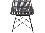 SALSA ΚΑΡΕΚΛΑ ΚΗΠΟΥ ΒΕΡΑΝΤΑΣ ΜΕΤΑΛΛΟ ΒΑΦΗ ΜΑΥΡΟ, WICKER ΓΚΡΙ
