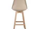 MARTIN ΣΚΑΜΠΟ BAR ΟΞΙΑ ΦΥΣΙΚΟ, ΚΑΘΙΣΜΑ Η.67CM, PP-PU SAND BEIGE, ΜΟΝΤΑΡΙΣΜΕΝΗ ΤΑΠΕΤΣΑΡΙΑ