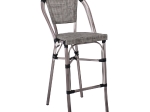 COSTA ΣΚΑΜΠΟ BAR ΜΕ ΠΛΑΤΗ, ΑΛΟΥΜΙΝΙΟ ΑΠΟΧΡΩΣΗ ANTIQUE GREY, TEXTILENE ΜΠΕΖ