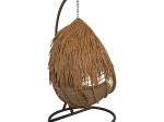 SALSA TROPIC ΚΡΕΜΑΣΤΗ ΠΟΛΥΘΡΟΝΑ, WICKER ΦΥΣΙΚΟ, ΜΕΤΑΛΛΟ BROWN, ΜΑΞΙΛΑΡΙ ΜΠΕΖ