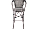 COSTA ΣΚΑΜΠΟ BAR ΜΕ ΠΛΑΤΗ, ΑΛΟΥΜΙΝΙΟ ΑΠΟΧΡΩΣΗ ANTIQUE GREY, TEXTILENE ΜΠΕΖ