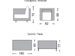 CITY DINING SET ΤΡΑΠΕΖΑΡΙΑ ΚΗΠΟΥ ΒΕΡΑΝΤΑΣ: ΤΡΑΠΕΖΙ + 6 ΠΟΛΥΘΡΟΝΕΣ ALU ΑΝΘΡΑΚΙ - ΜΠΕΖ