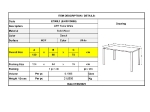 ART ΤΡΑΠΕΖΙ ΤΡΑΠΕΖΑΡΙΑΣ ΚΟΥΖΙΝΑΣ, ΑΣΠΡΟ MDF, ΠΟΔΙΑ ΟΞΙΑ ΦΥΣΙΚΟ