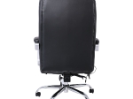 BF8550 MASSAGE RELAX ΠΟΛΥΘΡΟΝΑ ΓΡΑΦΕΙΟΥ ΔΙΕΥΘΥΝΤΗ, ΒΑΣΗ ΧΡΩΜΙΟ ΜΕ ΥΠΟΠΟΔΙΟ, PU  ΜΑΥΡΟ