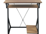 UNIT ΓΡΑΦΕΙΟ Η/Υ ΜΕΤΑΛΛΟ ΒΑΦΗ ΜΑΥΡΟ, MELAMINE ΑΠΟΧΡΩΣΗ SONOMA