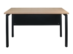 UNIT ΓΡΑΦΕΙΟ ΜΕΤΑΛΛΟ ΒΑΦΗ ΜΑΥΡΟ, MELAMINE ΑΠΟΧΡΩΣΗ SONOMA